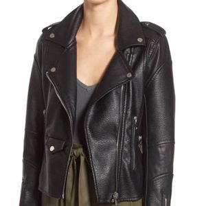 Blank nyc easy Rider moto faux leather jacket